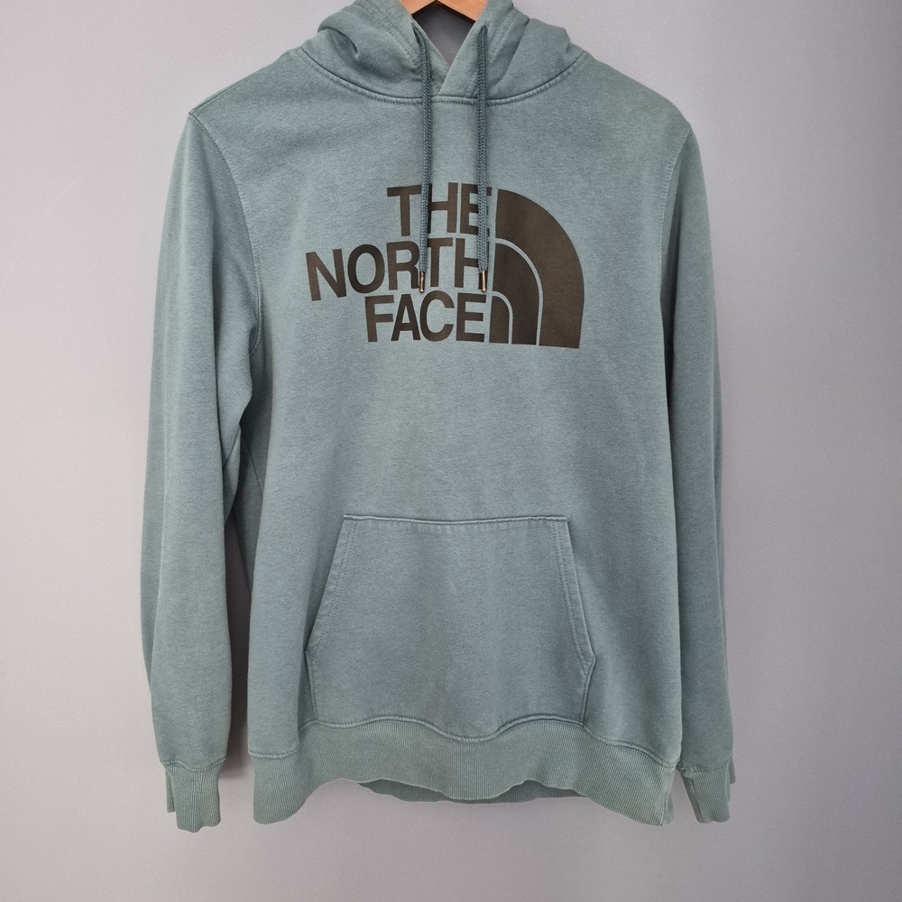 The North Face‎ Men's Size Large Pull Over Kangaroo Pocket Hoodie  Blue  Teal